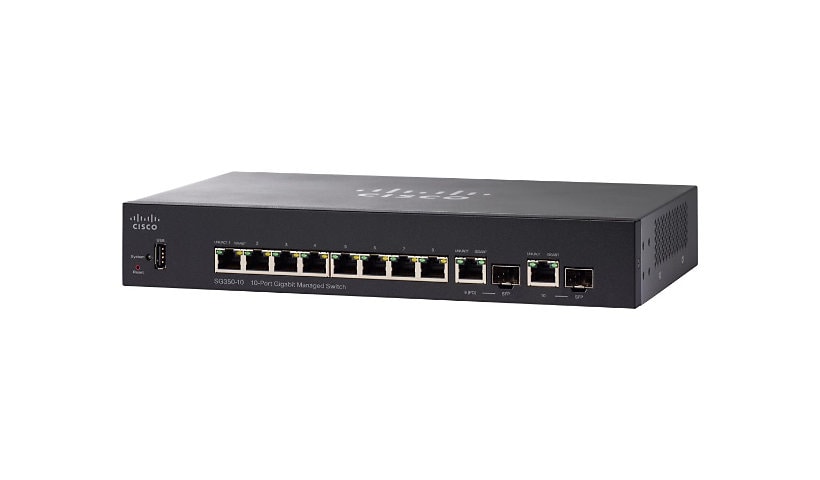 Cisco Small Business SG350-10 - Switch - 10 Ports - Managed