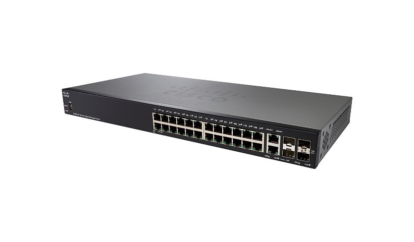 Cisco Small Business SG350-28 - switch - 28 ports - managed - rack-mountabl