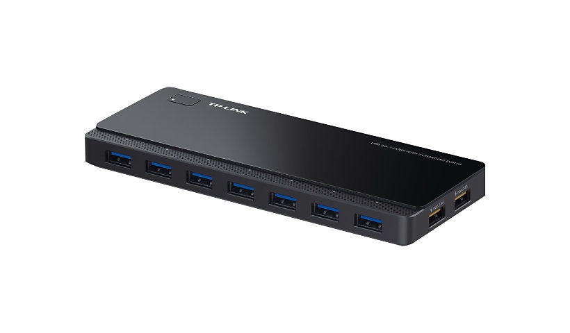 TP-Link UH720 - Powered USB Hub 3.0 with 7 USB 3.0 Data Ports and 2 Smart Charging USB Ports
