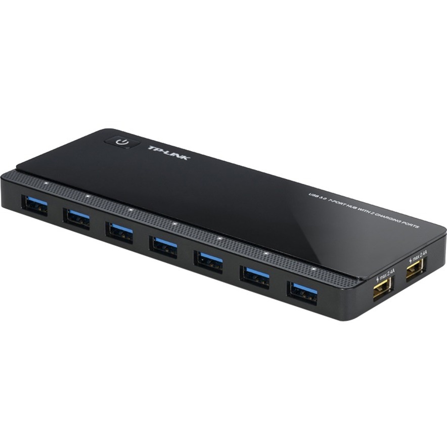 Thumbnail 4 of 13 for TP-Link UH720 - Powered USB Hub 3.0 with 7 USB 3.0 Data Ports and 2 Smart Charging USB Ports