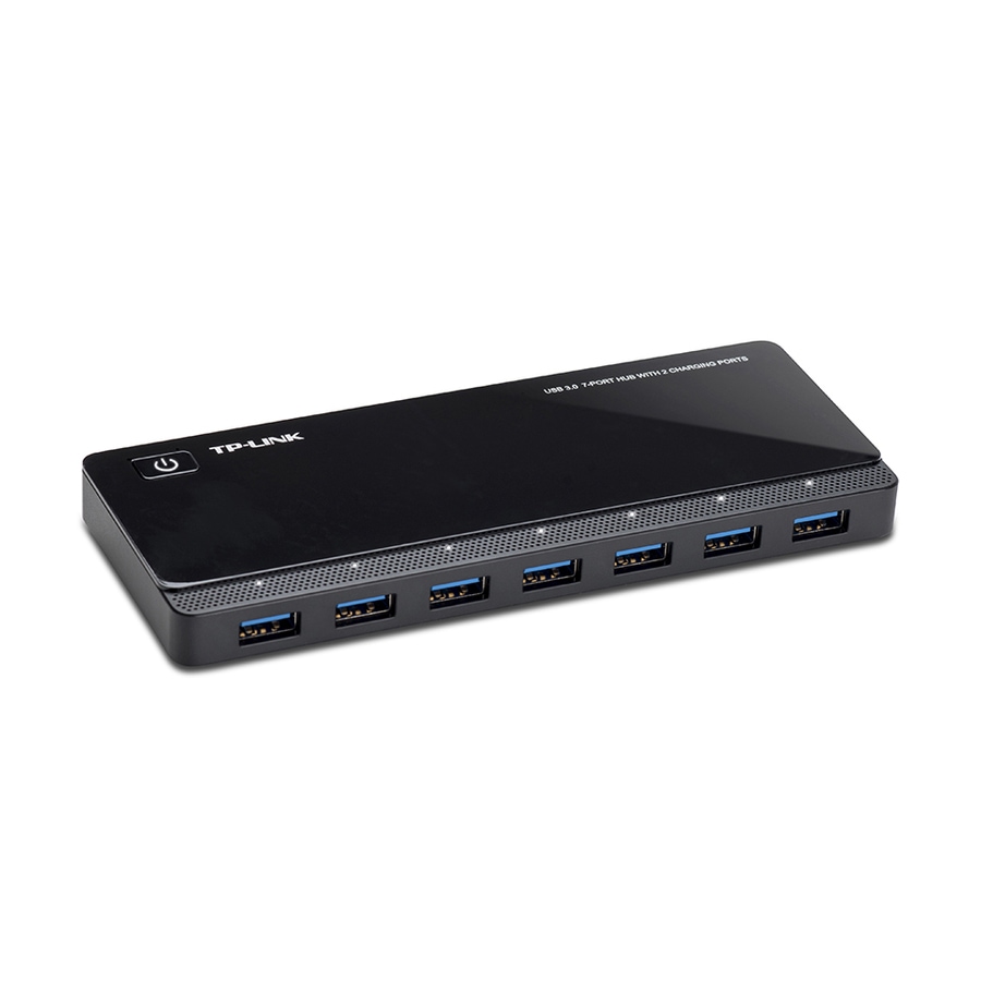 Thumbnail 5 of 13 for TP-Link UH720 - Powered USB Hub 3.0 with 7 USB 3.0 Data Ports and 2 Smart Charging USB Ports