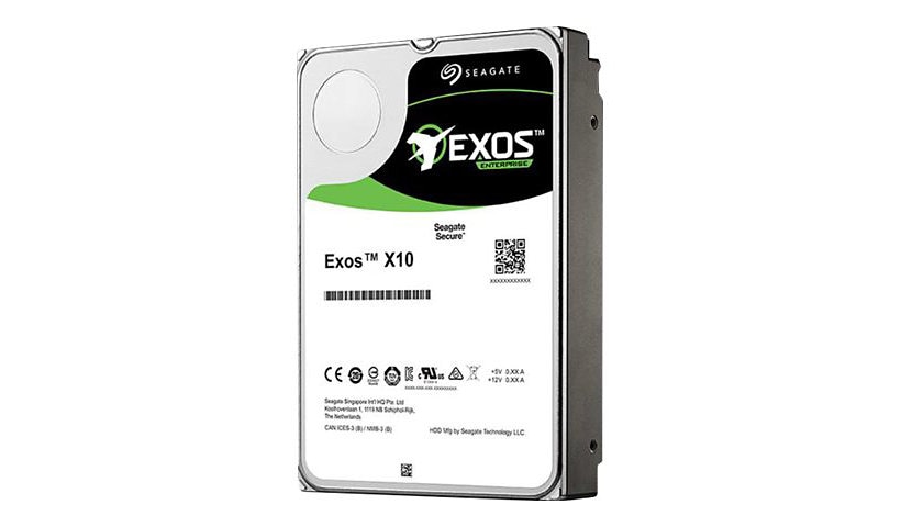 Seagate Exos X10 ST10000NM0206 - hard drive - 10 TB - SAS 12Gb/s