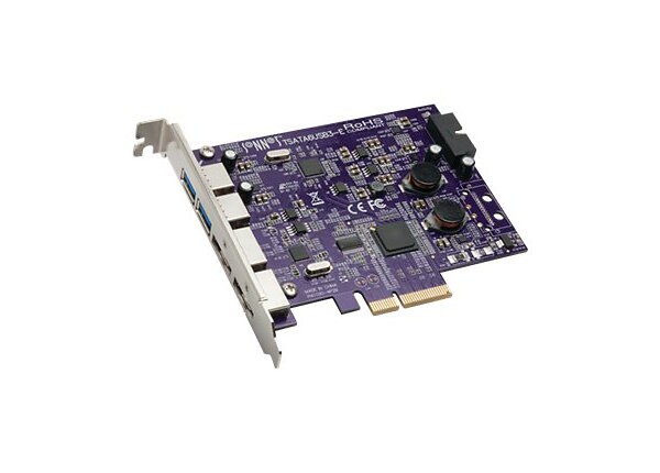 Sonnet Tempo Duo PCIe - storage / USB3.0 controller - USB 3.0 / eSATA 6Gb/s - PCIe 2.0 x4