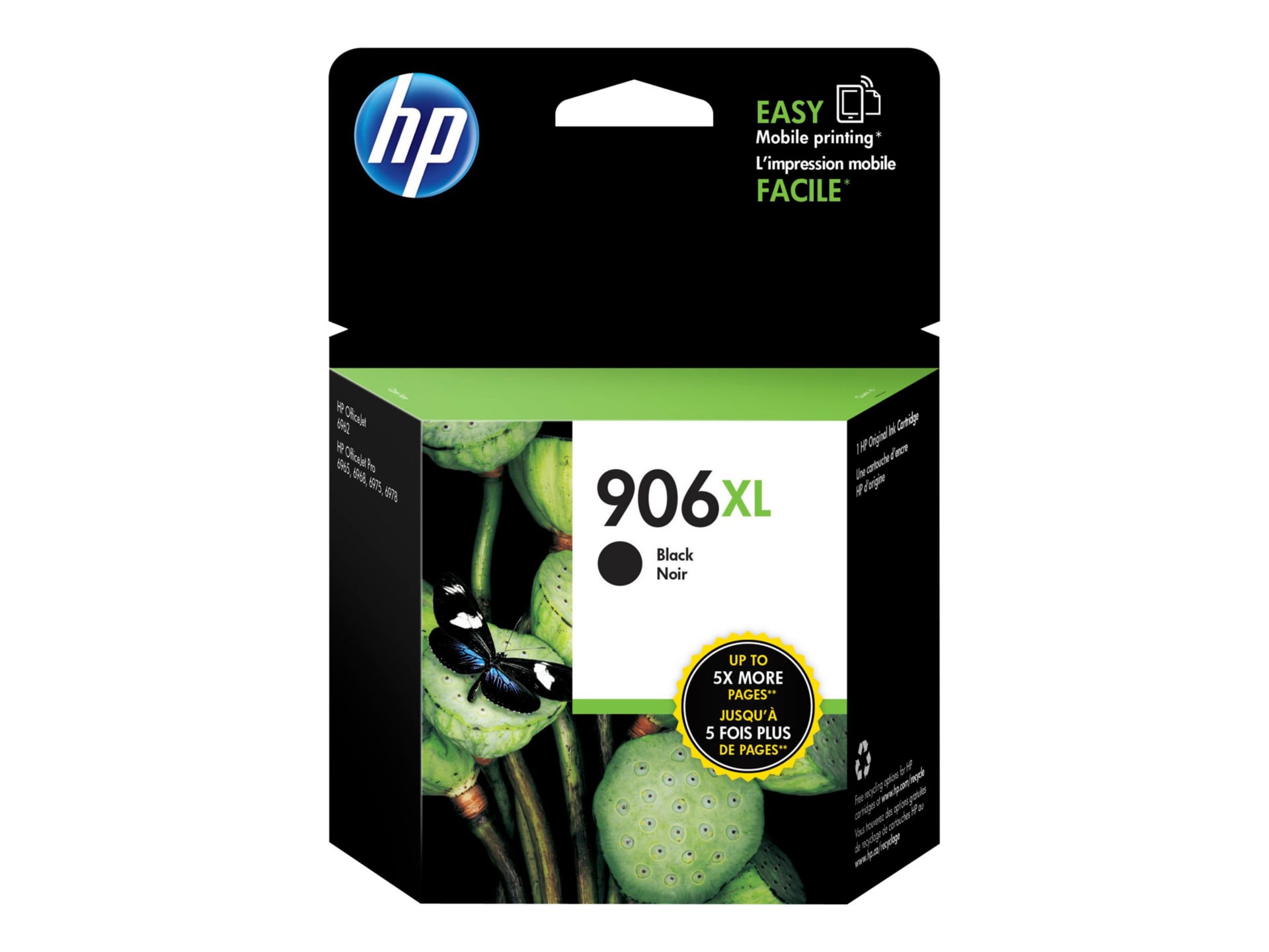 HP 906XL - High Yield - black - original - ink cartridge