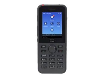 Cisco Unified Wireless IP Phone 8821 - cordless extension handset - with Bl