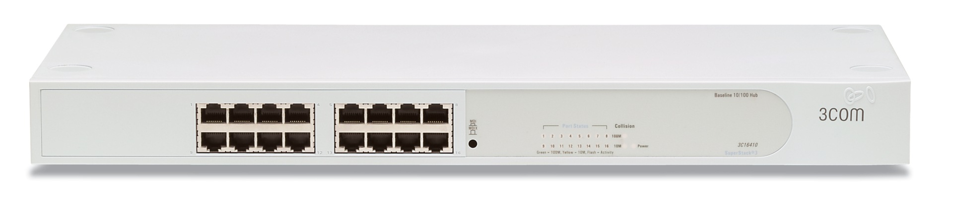 3Com Baseline Dual Speed Hub 16-Port
