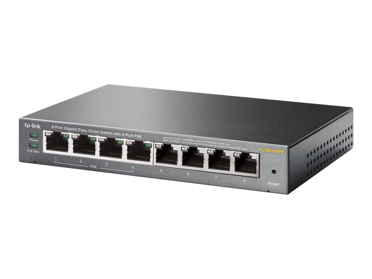 TP-Link 8-Port Gigabit Easy Smart Switch with 4-Port PoE