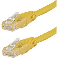 StarTech.com 50ft CAT6 Ethernet Cable - Yellow Molded Gigabit - 100W PoE UTP 650MHz - Category 6 Patch Cord UL Certified