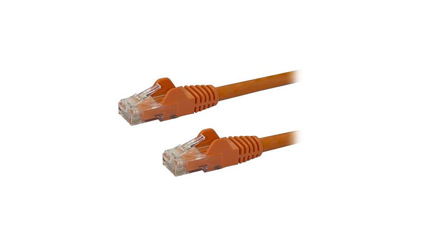 StarTech.com 100ft CAT6 Ethernet Cable Orange Snagless UTP CAT 6 Gigabit Cord/Wire 100W PoE 650MHz