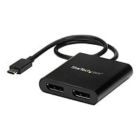 StarTech.com 2-Port Multi Monitor Adapter - USB-C Dual DisplayPort MST Hub