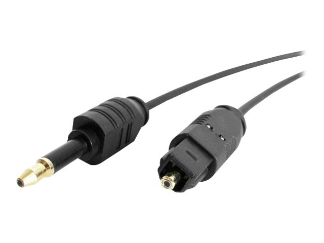 StarTech.com Toslink to Mini Digital Optical SPDIF Audio Cable - digital audio cable (optical) - SPDIF - 10 ft