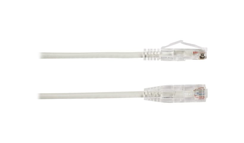 Black Box Slim-Net patch cable - 1 ft - white