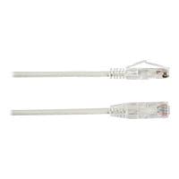 Black Box 1ft Slim-Net CAT6 White 28AWG 250Mhz UTP Snagless Patch Cable 1'