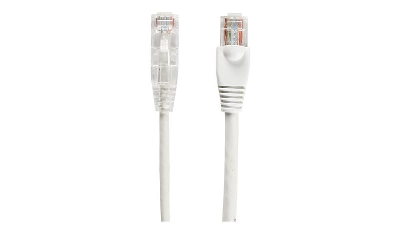 Black Box Slim-Net patch cable - 10 ft - white