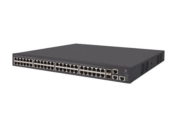 HPE 5130-48G-PoE+-2SFP+-2XGT (370W) EI - switch - 48 ports - managed - rack-mountable