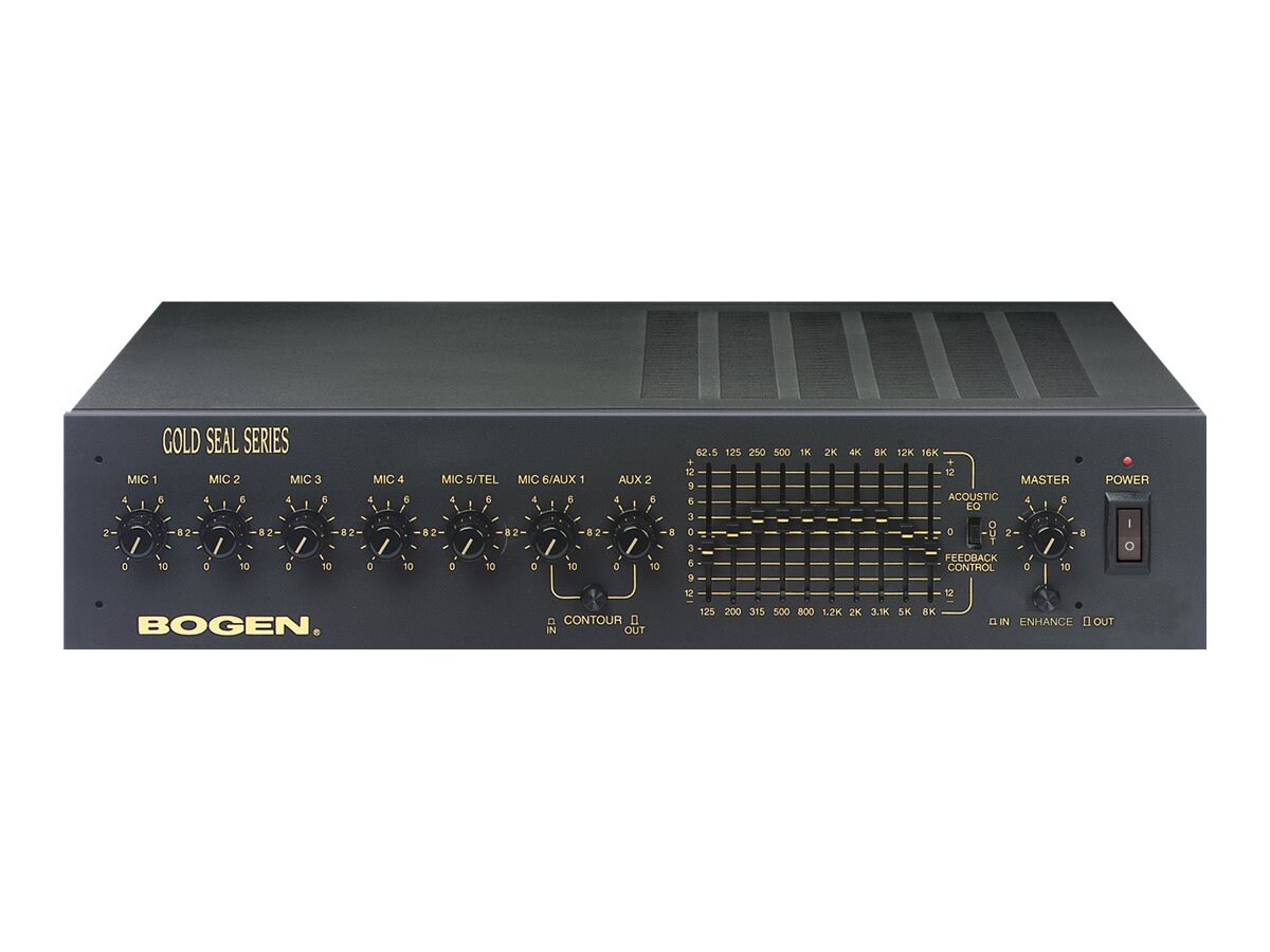 Bogen Gold Seal GS60D mixer amplifier - 6-channel
