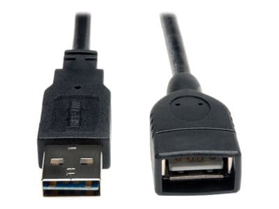 Tripp Lite 1ft USB 2.0 Hi-Speed Extension Universal Reversible Cable M/F 1'