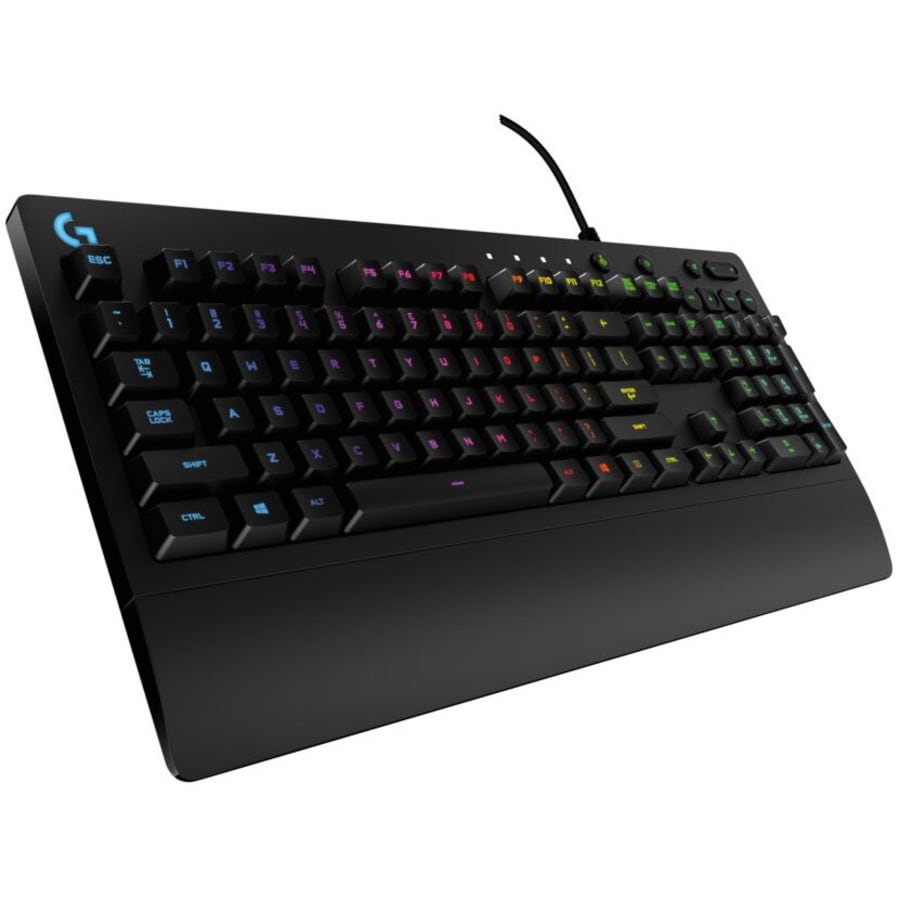 Logitech G213 Wired RGB Gaming Keyboard with Dedicated Media Controls -  Black