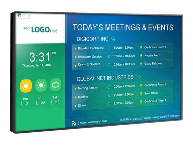 DigitalSignBuilder AdSlide Event and Meetings Digital Signage - digital signage player