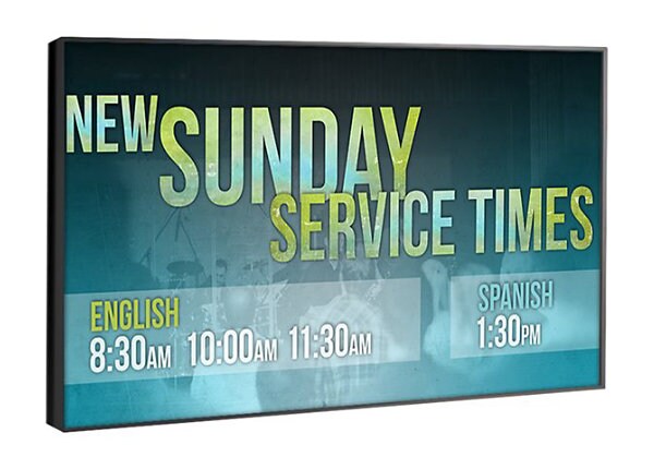DigitalSignBuilder AdSlide House of Worship Digital Signage - digital signage player