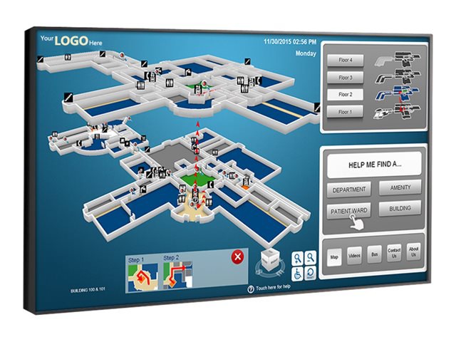 DigitalSignBuilder Waytouch Premier Hospital Digital Signage Wayfinding - digital signage player