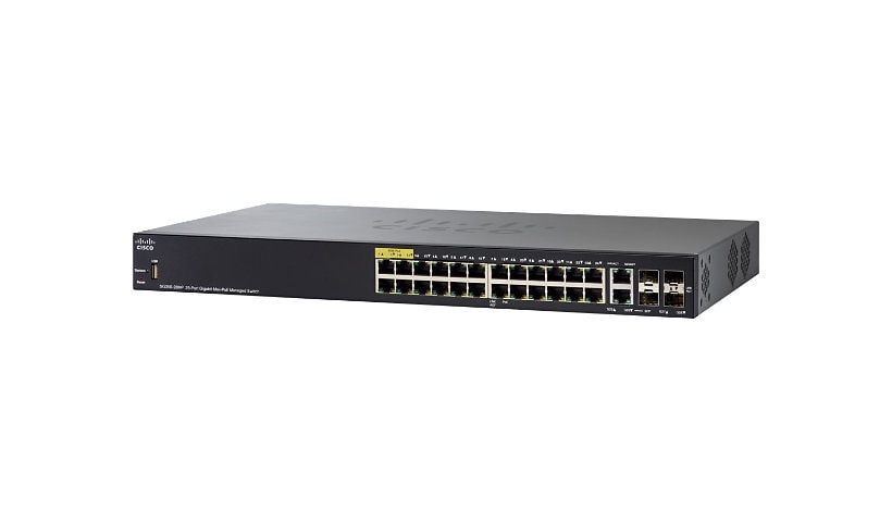 Cisco Small Business SG350-28MP - switch - 28 ports - managed - rack-mounta