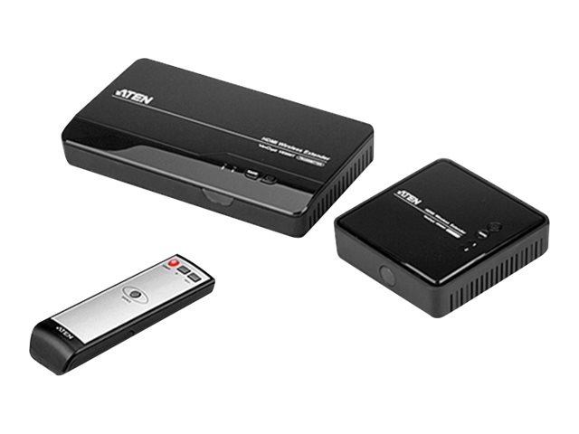 ATEN VE809 HDMI Wireless Extender (transmitter and receiver) - video/audio extender - HDMI