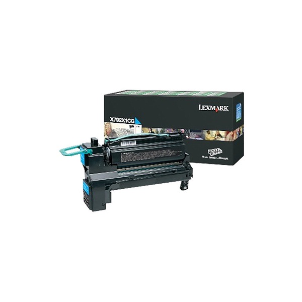 Lexmark X792 - Extra High Yield - cyan - original - toner cartridge - LCCP,