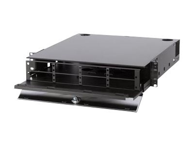 Ortronics OptiMo FC Series fiber-optic splice box - 2U