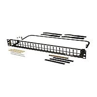 Ortronics HDJ Series Unloaded Flat Panel - patch panel with cable managemen