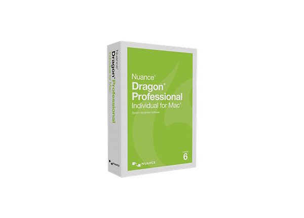 NUANCE DRAGON PRO INDIV MAC DVD