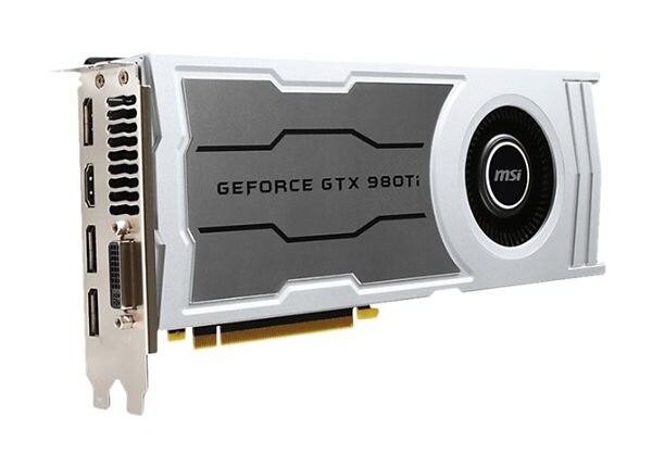 MSI GTX 980TI 6GD5 V1 graphics card - GF GTX 980 Ti - 6 GB