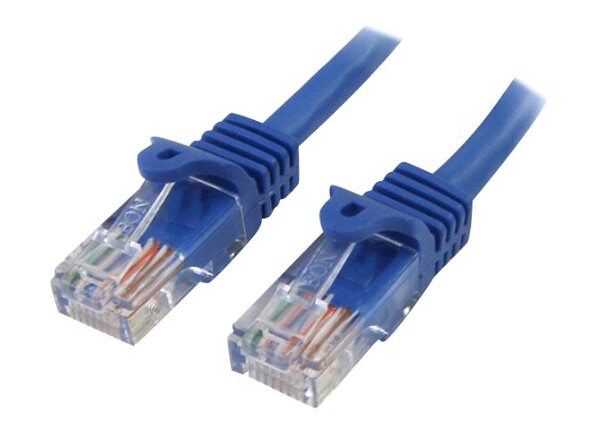 StarTech.com 5m Blue Cat5e / Cat 5 Snagless Patch Cable 5 m - patch cable - 16.4 ft - blue