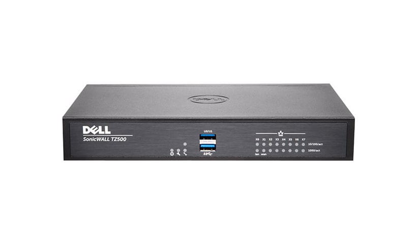 SonicWall TZ500 - Advanced Edition - security appliance - with 1 year Total