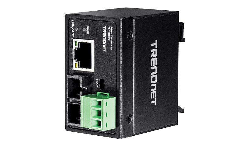 TRENDnet TI-F10S30 - fiber media converter - 10Mb LAN, 100Mb LAN
