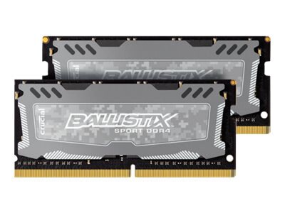 Ballistix Sport LT - DDR4 - 16 GB: 2 x 8 GB - SO-DIMM 260-pin - unbuffered