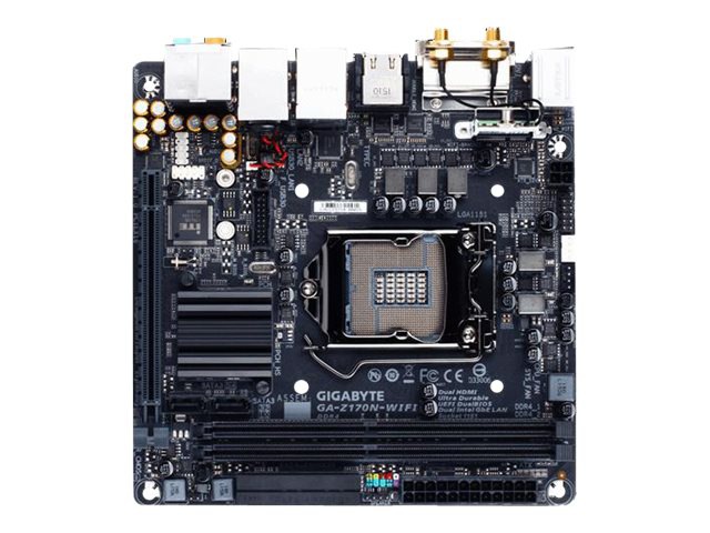 Gigabyte GA-Z170N-WIFI - 1.0 - motherboard - mini ITX - LGA1151 Socket - Z170