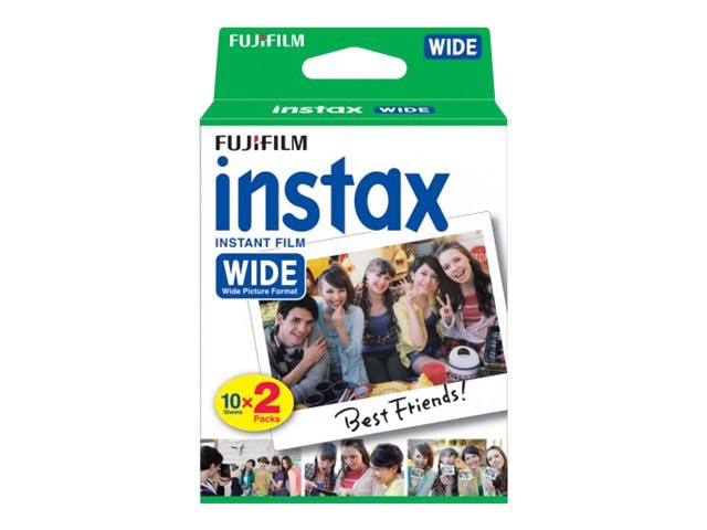 Fujifilm Instax Wide color instant film - ISO 800 - 10 - 2 cassettes