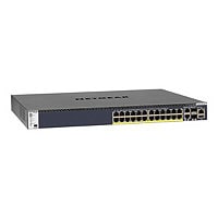 Netgear M4300 24x1G PoE+ Stackable Managed Switch with 2x10GBASE-T and 2xSF
