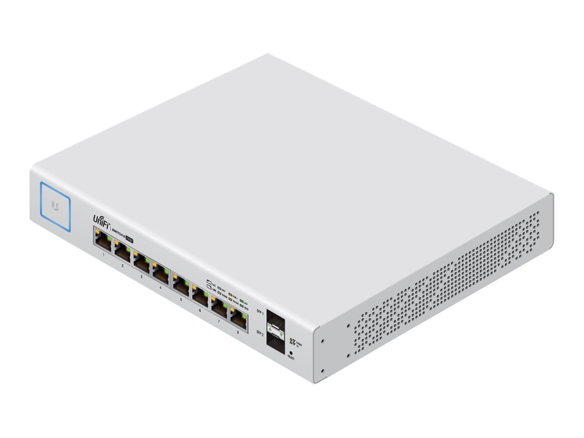 Ubiquiti Unifi Switch Us 8 150w 802 3af At Managed Poe Gigabit Switch With Sfp Ubnt