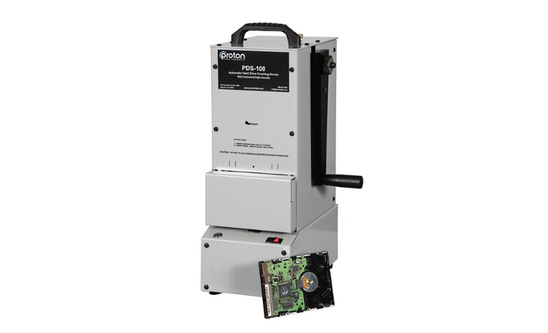 Proton PDS-100 - hard drive destroyer - PDS-100