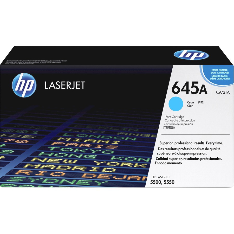 HP 645A Cyan Toner Cartridge