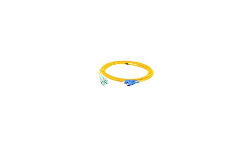 Proline 7m ASC (M) to SC (M) Yellow OS2 Duplex Fiber OFNR Patch Cable