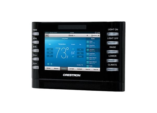 Crestron TPMC-4SMD-FD-B-S touch panel - smooth black