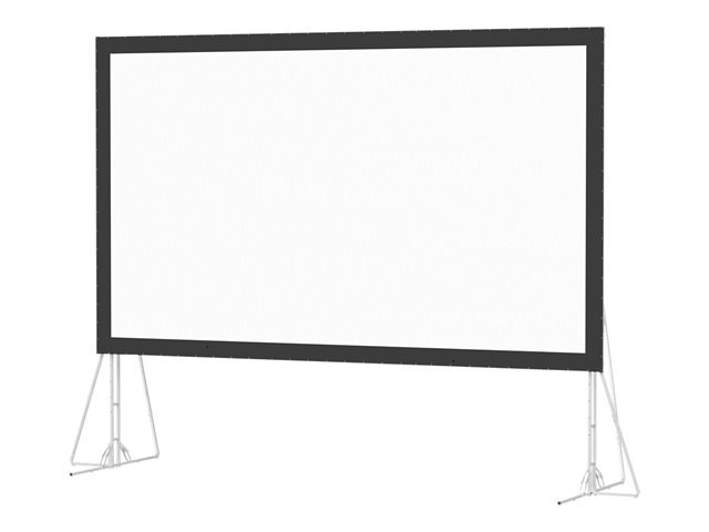 Da-Lite Fast-Fold Truss Frame HDTV Format - projection screen with legs - 257 in (257.1 in)