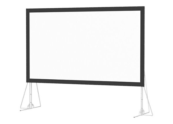 Da-Lite Fast-Fold Truss Frame HDTV Format - projection screen with legs - 257 in (257.1 in)