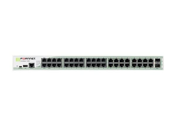 Fortinet FortiGate 140D-POE - security appliance - with 1 year FortiCare 24x7 Enterprise Bundle