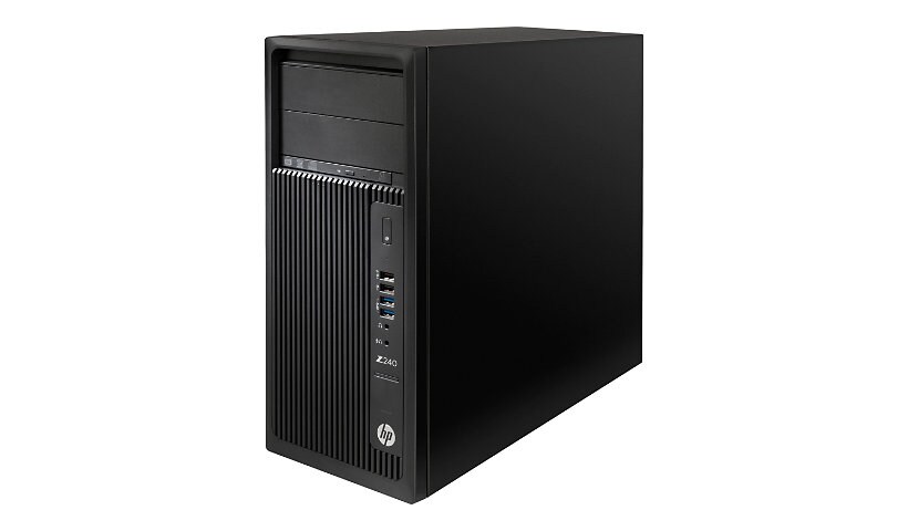 HP Workstation Z240 - MT - Core i3 6100 3.7 GHz - 32 GB - HDD 500 GB - US