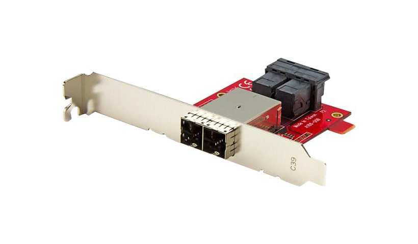 StarTech.com Mini-SAS Adapter - Dual SFF-8643 to SFF-8644 - 12Gbps