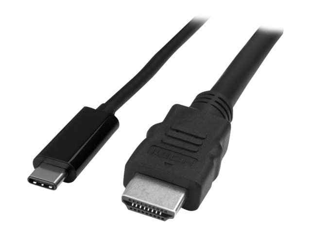 StarTech.com 6ft 2m USB C to HDMI Cable - 4K USB Type-C HDMI Video Adapter